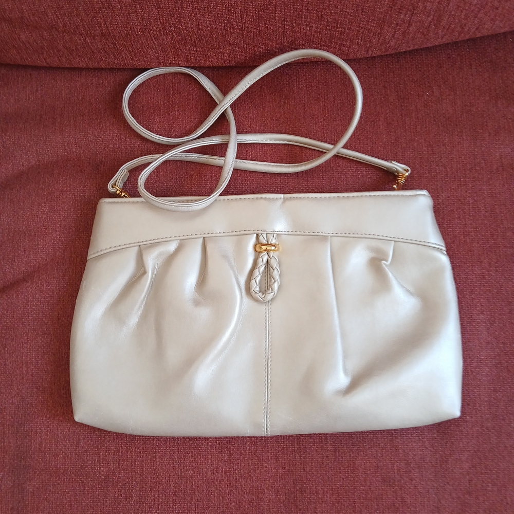 Elegant Cream Crossbody Bag